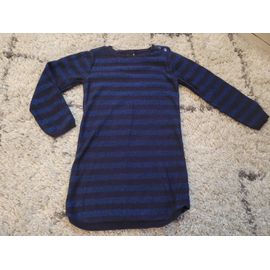 Robe Rayée Marine 4 Ans