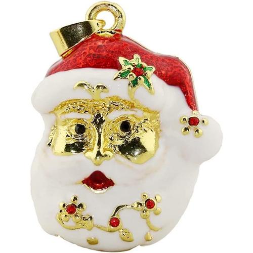 Clé USB 64 Go Pen Drive Collier de Cristal Santa Claus Pendrive Disk Série de Noël Clé USB Flash Memory Stick -