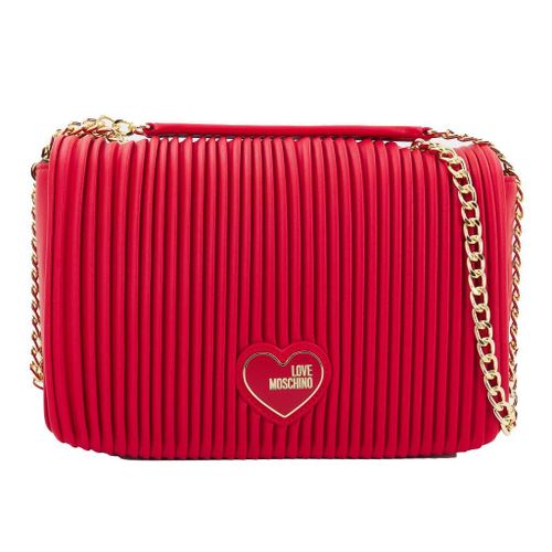 Love Moschino PLEATED PU Colour Rouge