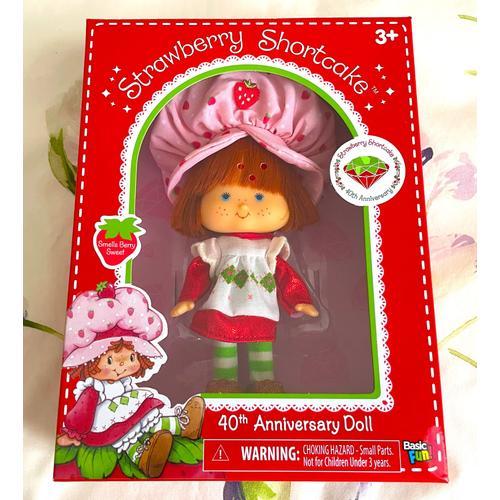 Poupée Charlotte Aux Fraises Edition 40ème Anniversaire - Strawberry Shortcake Doll Glitter Edition - Tarta De Fresa - Rosita Fresita - Moranguinho