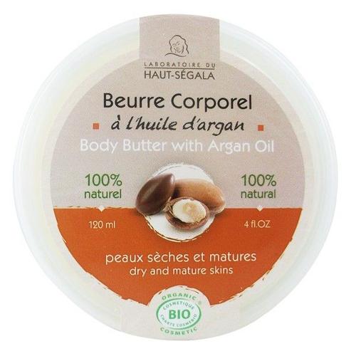 Beurre Corporel Huile D'argan 120 Ml - Peaux Sèches Et Matures 