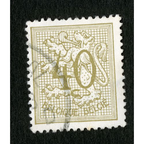 Timbre Oblitéré Belgique , Belgie , 40