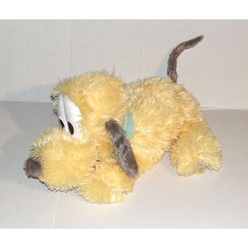 Peluche Pluto Disneyland Paris - Doudou Chien De Mickey Poils Longs 40 Cm