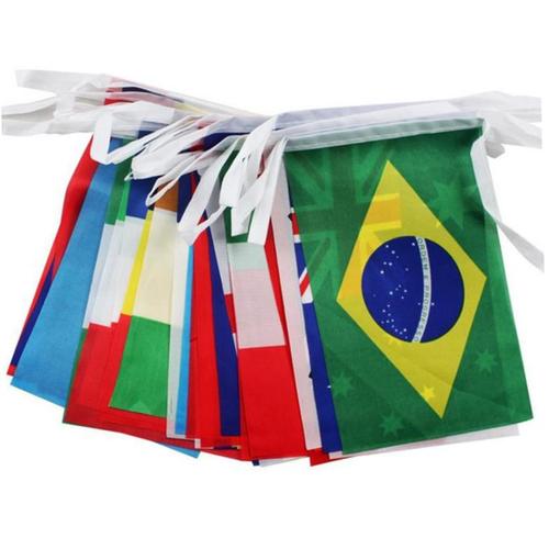 200 drapeaux country world international string drapeau pour une grande ouverture décorations olympiques barre festival des restaurants des clubs sportifs, 164 pieds 8.2 '' * 5,5 '' (LXW)