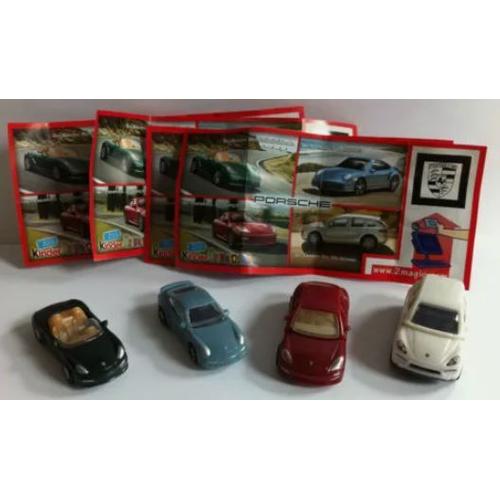 4 Porsche ¿ Kinder Surprise 2011 - Dc065 + Dc066 + Dc067 + Dc068