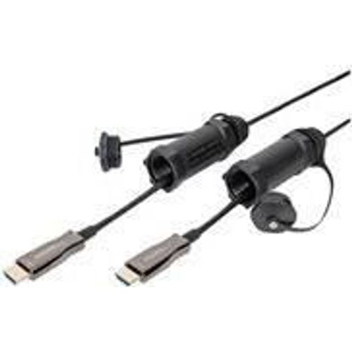 Cable Digitus Hdmi Aoc Hybrid Glasfaser 20m Black
