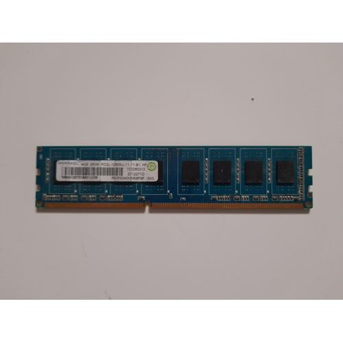 Barrette mémoire RAM DDR3 RAMAXEL 4Go - PC3L - 12800U