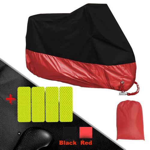 2xl For 211-220cm - Rouge - Housse De Protection Imperméable Uv Pour Moto, Pour Triumph Buell Aprilia Sr 50 Rs 125 Benelli Trk 502 Moto 125