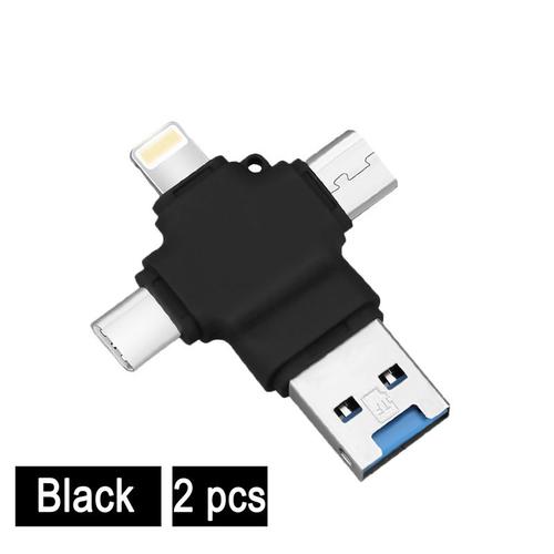 Lecteur de Carte SD USB 3.0 4 en 1 Adaptateur de Lecteur de Carte