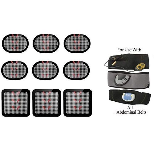 3 Set Électrode De Ceinture,Compatible Avec Abs Series, Électrode De Rechange Pour Slendertone Ceintures Musculation Abdominales