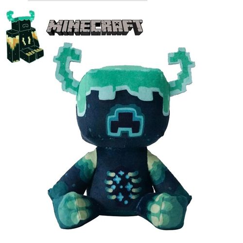 Minecraft Warden Jouet En Peluche Multicolore 25 Cm
