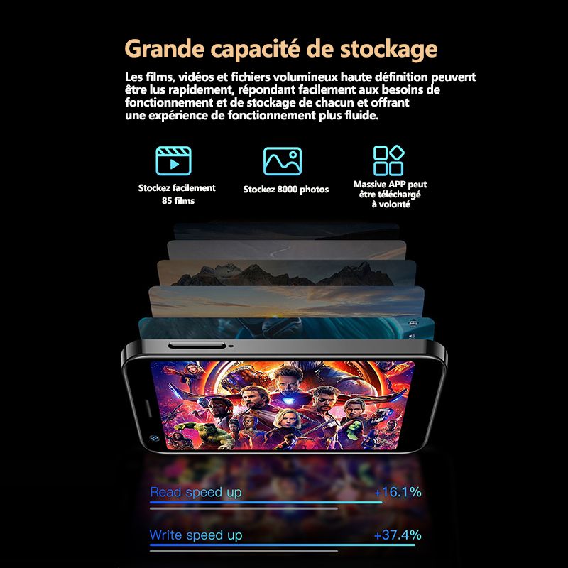 SOYES XS12 Petit Smartphone 3,0 Pouces Android 10.0 Face ID ... - 8