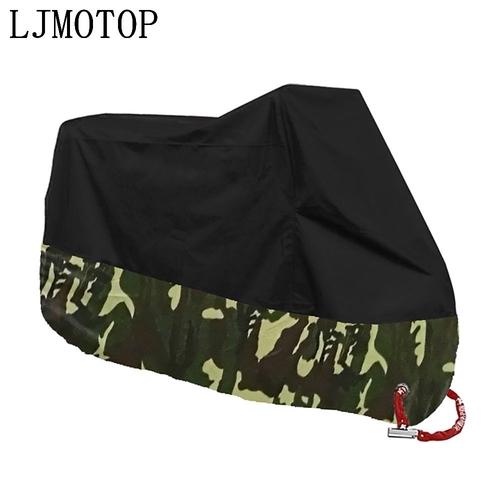 M-1600-1800mm - Camouflage - Housse De Protection Pour Moto, Imperméable, Protection Uv'extérieur, Pour Ducati Ss 1000 750 800 900 M1000s S4/S4r Honda Kawasaki