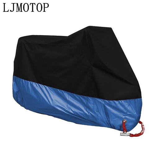 L-1801-2000mm - Bleu - Housse De Protection Pour Moto, Imperméable, Protection Uv'extérieur, Pour Ducati Ss 1000 750 800 900 M1000s S4/S4r Honda Kawasaki