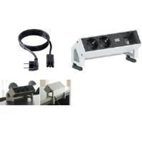 Bachmann DESK 2 - Coupe-circuit - entrée : GST18i3 - connecteurs de sortie : 2 - 20 cm cordon - Allemagne - blanc, RAL 9010
