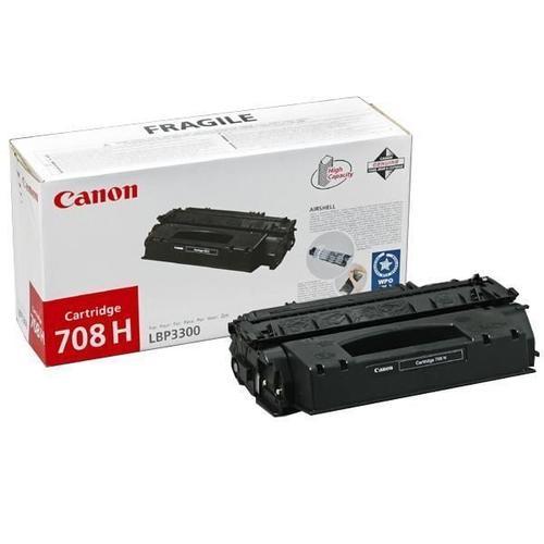 Toner noir Canon 708H original pour i-SENSYS LBP3360; Laser Shot LBP-3300, 3360