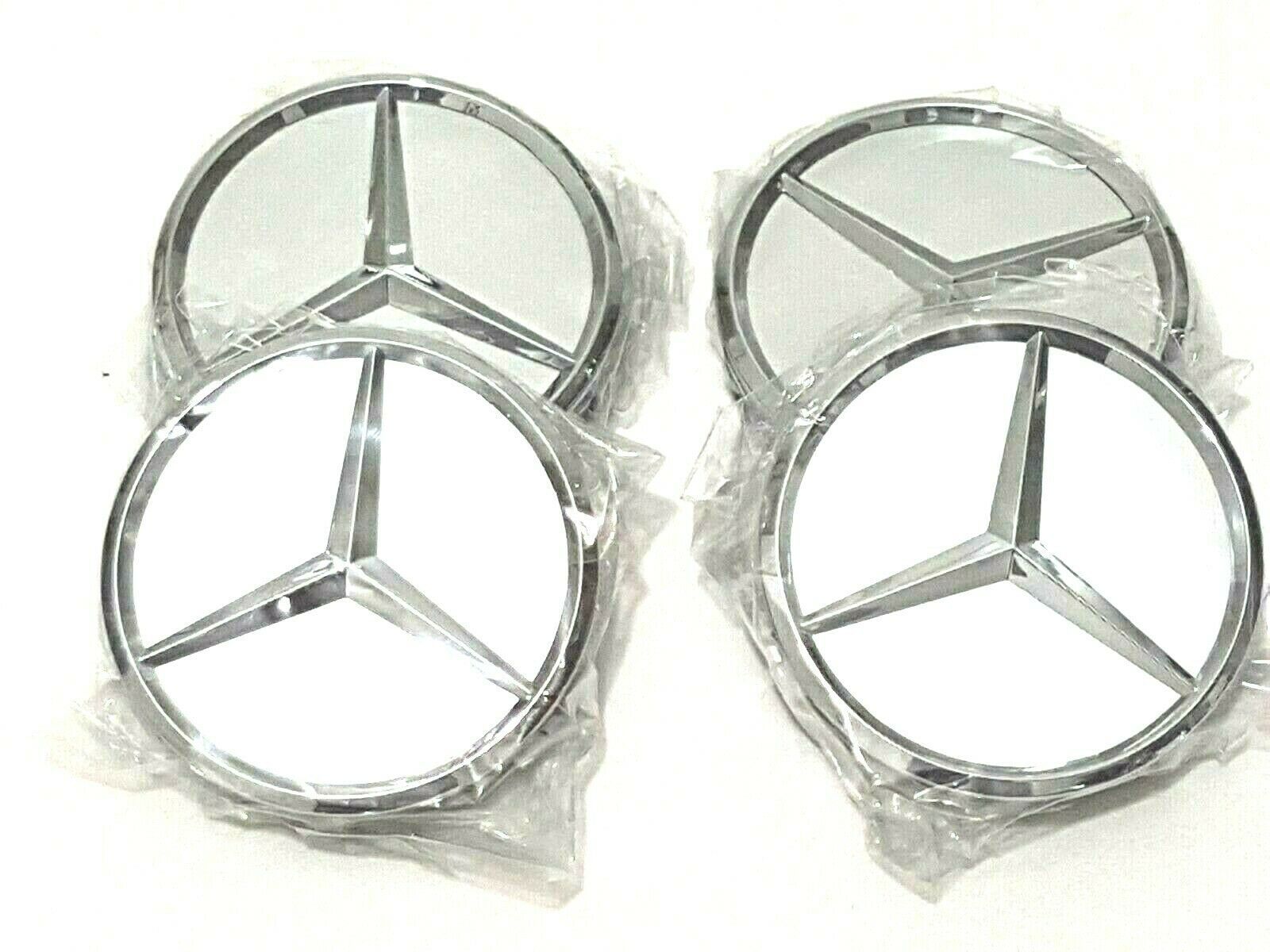 4x Cache Moyeux Centre Roue Mercedes classe A, B, C, E, S, SLK