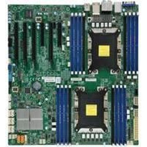 SUPERMICRO X11DAi-N - Carte-mère - ATX étendu - Socket P - 2 CPU pris en charge - C621 Chipset - USB 3.0, USB 3.1, USB-C - 2 x Gigabit LAN - carte graphique embarquée - audio HD (8 canaux)