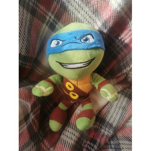 Doudou Peluche Tortue Ninja Bandeau Bleu Leonardo Play By Play