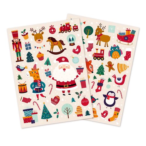 Gommettes Noël Enfantin 1,1 À 8,7 Cm 69 Pièces