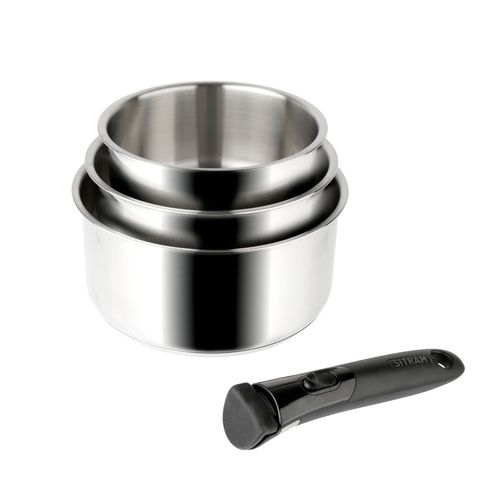 Saucepan Set Of 3 Sitramovible Arpege Range Ø 16-18-20 Cm (713511)