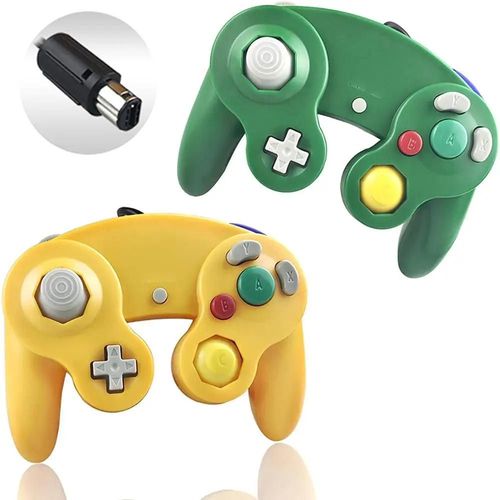 Noir - Manette De Jeu Filaire, Avec Vibration, Compatible Avec Nintendo Wii Gc Classic