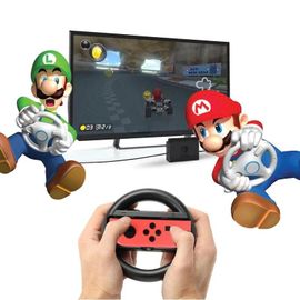 Raquette - Nintedo ¿ Kit D'accessoires 9 En 1 Pour Nintendo Switch, Avec Poignées De Volant, Étui En Silicone
