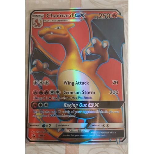 Charizard GX SM60 grande carte pokemon en Anglais | Rakuten