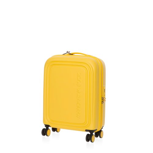 Mandarina Duck Trolley Cabin avec logo Duck Jaune P10SZV54-05J