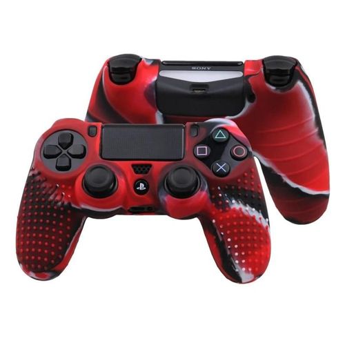 Bouchon Vert - Housse De Protection Pour Manette Ps4/Pro/Slim, Pour Sony Play Station 4 Dualshock 4, Étui Antidérapant En Silicone, Accessoires De Jeu