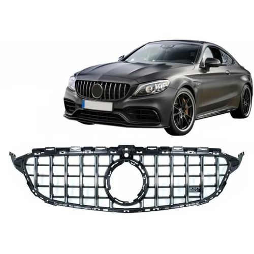 Grille Avant Pour Mercedes W205 S205 A205 C205 Facelift 03.18-20 Avec 360 Caméra