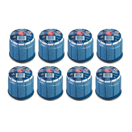 Pack de 8 Cartouches de gaz 190g Perçable Butane KEMPER