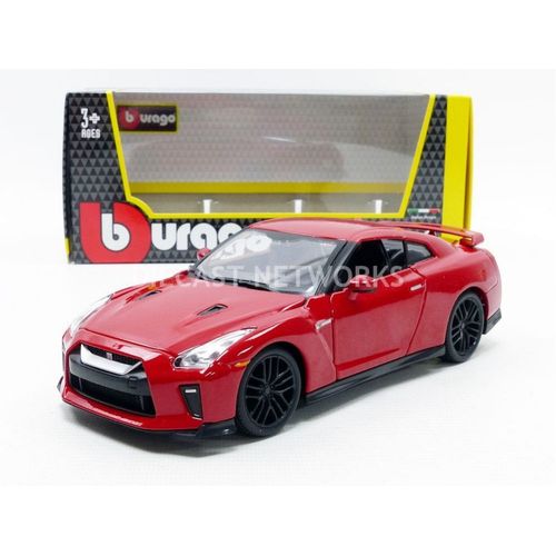 Bburago 1/24 21082r Nissan Gtr - 2017 Diecast Modelcar-Bburago