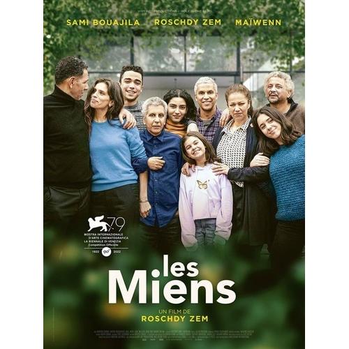 Les Miens - Affiche Originale De Cinéma - Format 40x60 Cm - Un Film De Roschdy Zem Avec Sami Bouajila, Roschdy Zem, Maïwenn, Rachid Bouchareb, Meriem Serbah - Année 2022