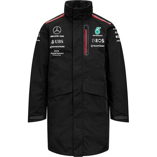 Veste Parka Impérméable Mercedes-Amg Petronas Motorsport Officiel Formule 1