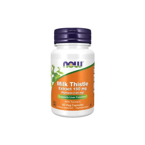 Milk Thistle 150mg (60 Caps)| Détoxifiants|Now Foods 