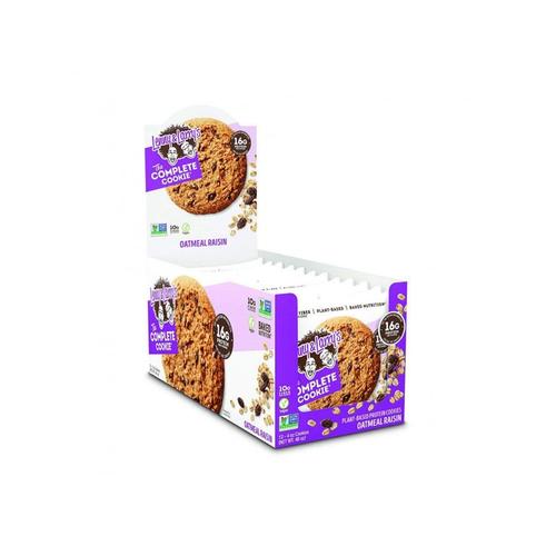 Boîte Complete Cookies (12x113g)|Flocons Avoine/Raisin| Cookies Protéinés|Lenny & Larry 