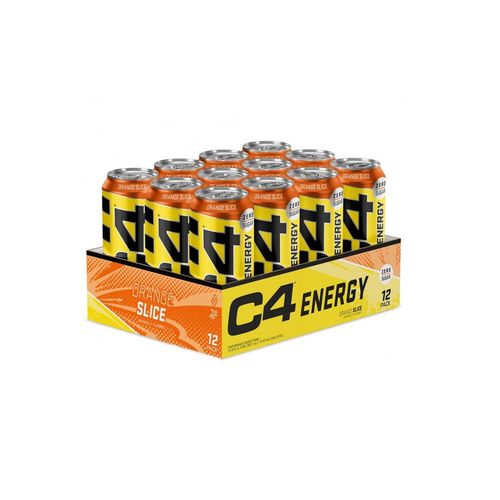 Pack C4 Energy Drink (12x500ml)|Orange| Boissons Énergétiques|Cellucor 