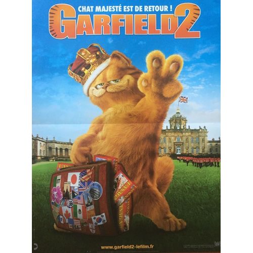 Garfield 2 - Affiche Originale De Cinéma - Format 40x60 Cm - Un Film De Tim Hill Avec Jennifer Love Hewitt, Breckin Meyer, Billy Connolly, Oliver Muirhead - Année 2006