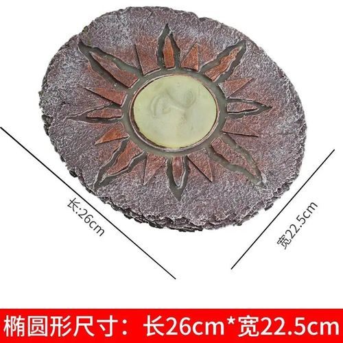 Pédale en résine de forme créative pour villa extérieure,pierre de simulation,ornements de pelouse,décoration de jardin domestique et de cour,1PC #B