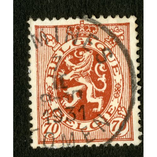 Timbre Oblitéré Belgique , Belgie, 70 C