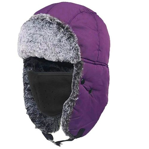 Chapeau De Chasse En Tweed D'hiver Pour Hommes Et Femmes,Casquette De Cadet De L'armée Elmer Fudd,Oreillettes Russes,Masque Facial À Oreilles Souriantes De Buffle
