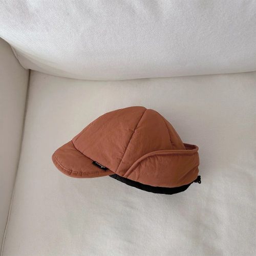 Chapeau De Bombardier Japonais Rétro Rembourré Pour Homme Et Femme,Coupe-Vent,Épais,Mode,Chaud,Simple,Solide,Document,Équitation,Hiver
