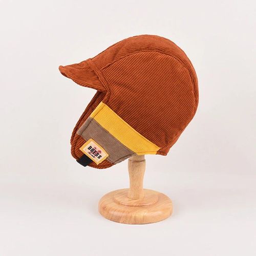 Chapeau De Pilote Lei Feng Pour Femme,Chapeau De Bombardier En Velours Côtelé Chaud,Protection Des Yeux Masculine,Coupe-Vent,Ski Avec Lunettes,Chapeaux De Moto,Mode Hivernale