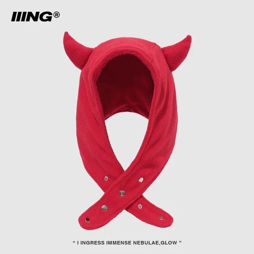 Chapeau D'hiver Chaud Pour Femme,Casquettes Y2k,Cos,Bonnets Amusants D'halloween,Chapeau Frontal Thunder