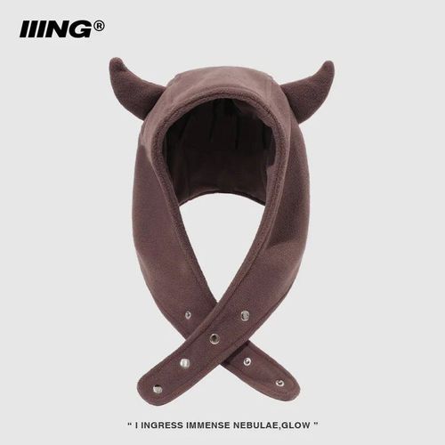 Chapeau D'hiver Chaud Pour Femme,Casquettes Y2k,Cos,Bonnets Amusants D'halloween,Chapeau Frontal Thunder