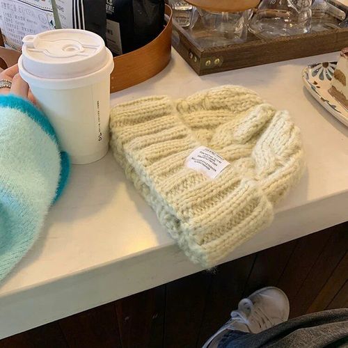 Bonnet En Tricot Torsadé Pour Femme,Bonnet En Laine Chaude,Bonnet Femme,Mode Couple,Hiver 2023