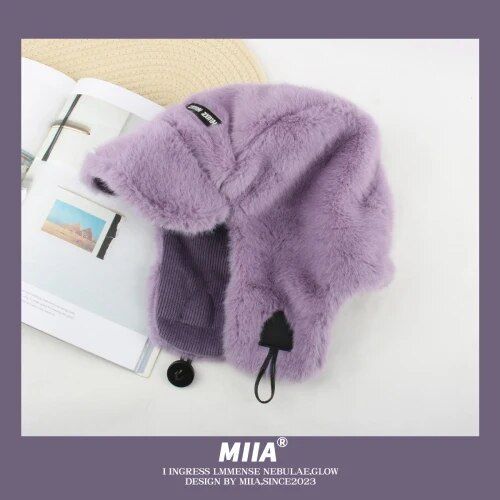 Chapeau Bombardier En Velours Côtelé Pour Homme Et Femme,Accessoire À Double Face,Résistant Au Froid,Protège Les Oreilles,Style Japonais,Pour Ski,Hiver
