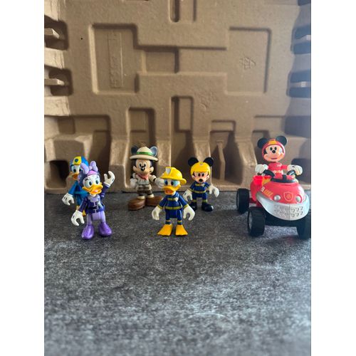 Lots De 6 Figurines +Quad Disney 