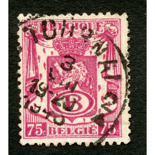 Timbre Oblitéré Belgique, Belgie, 75 C